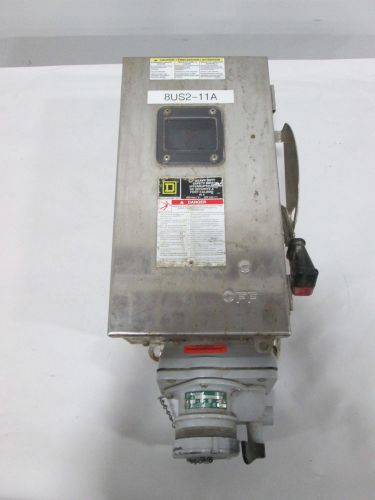 SQUARE D H362DSWAVW WRDK6034 60A 600V-AC FUSIBLE DISCONNECT SWITCH D387472