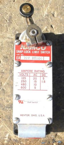 NASCO EA700-80100 SNAP-LOCK LIMIT SWITCH