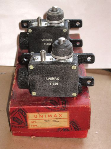 TWO UNIMAX T-159 LIMIT SWITCHES