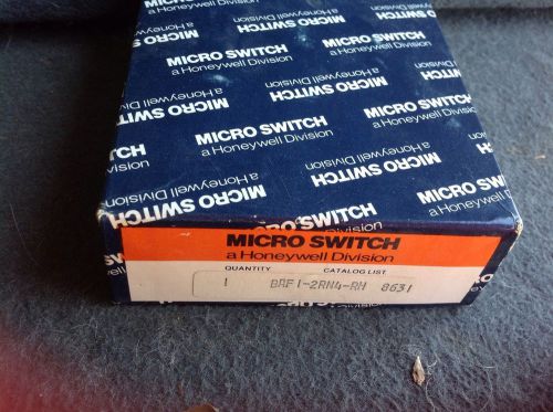 Micro Switch BAF 1-2RN4-RH 8631 NOS New Old Stock