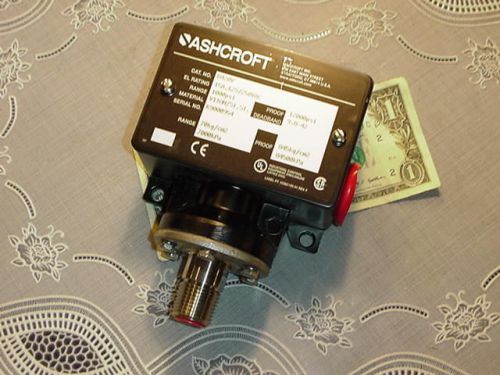 Ashcroft b420v 1000-12000psi, 15 amp, 125/250 volt, 1/2 inch stainless npt, new! for sale