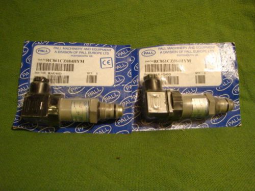 TWO - PALL Pressure switches Part number RC861CZ084HYM.