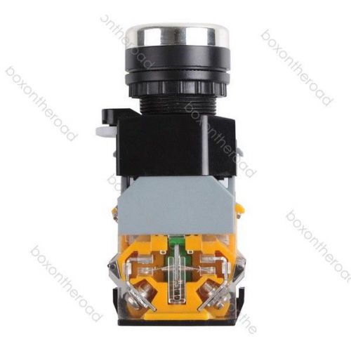 1x red push button switch locking with ac380v indicator lamp 22mm no nc 380v 10a for sale