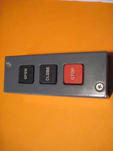 Push buttons,open,close,stop,eastern motor controls spb-3 auxiliary device for sale
