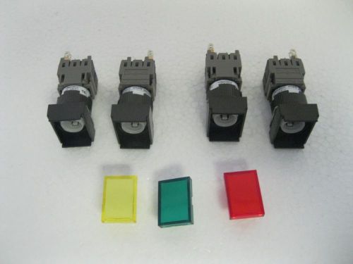 Lot of 4 Alco Switch Command #:164TL/ 5-Amps, 250-Volts VA,150-V 15  Lamp 1.2W