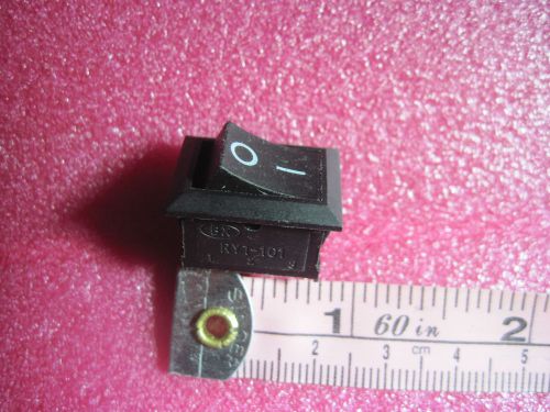 50pcs rocker switch black, 2 pin on off (spst) ac 125v 5a ac 250v 3a us seller for sale