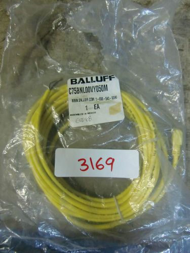 balluff cable C75BNL00VY050M 300V FT1 60VAC/76VDC (3169)