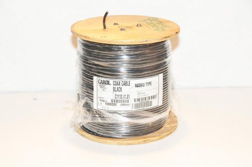 1000ft spool carol rg59/u coax cable   c1112.41.01    full spool   new! for sale