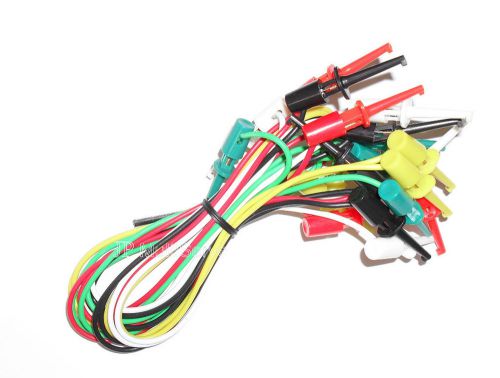 Minigrabber to Minigrabber Test Lead Set 10 wires with 5 Colors