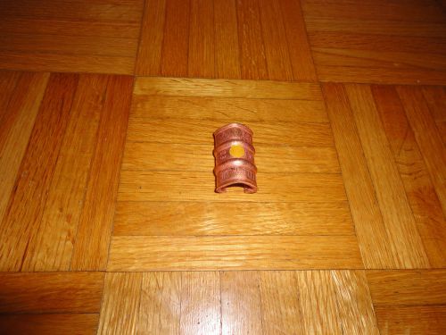 Lot of 6 Grounding Copper C-Tap, Yellow Die