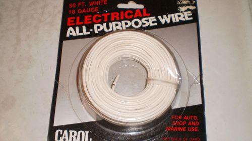 18 Ga Electrical All Purpose Wire-50 ft--Carol Cable