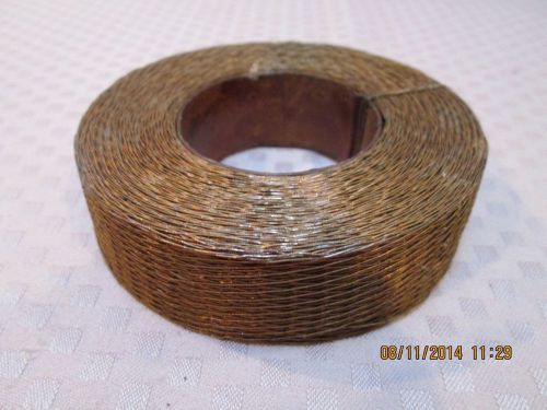Roll of 1&#034; braided copper strapping for sale