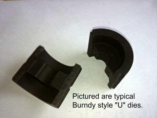 Burndy Die Set - &#034;U&#034; Type for 12 Ton Crimping Tools # U-655