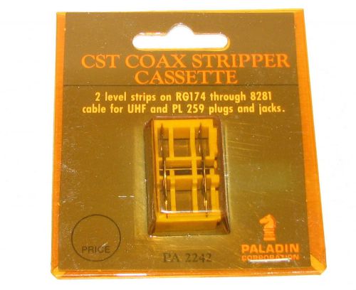 CST COAX STRIPPER CASSETTE BY PALADIN  PA2242