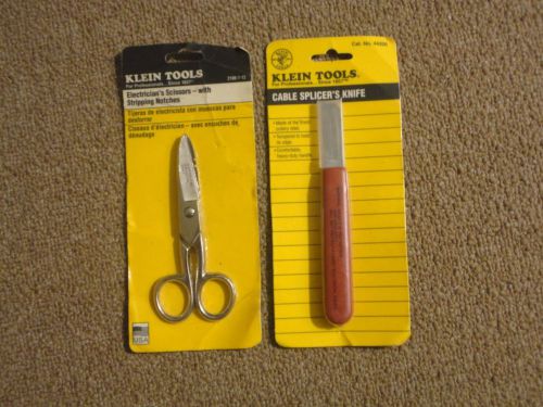 Klein Tools 46037 Cable Splicer&#039;s  Knife with Scissors