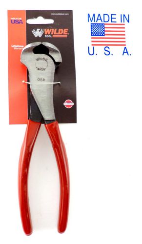 Wilde Tool End Nipper Pliers 7” MADE IN USA High Leverage Cutter Solid Joint
