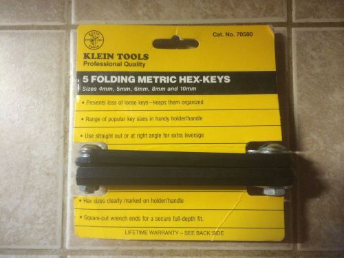 Klein 5 Folding Metric Hex Keys