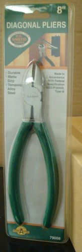 HB SMITH TOOLS 8&#034; Diagonal Pliers #79008 electrical wire cutter &amp; stripper