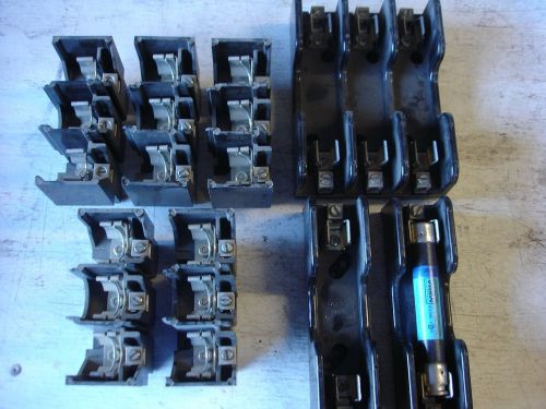 HUGE LOT OF VARIOUS FUSE HOLDERS USED LOT 602