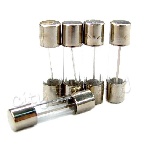 10 Ten pcs 1A One A 250V Quick Fast Blow Glass Tube Fuses 5x20mm Small 1000mA