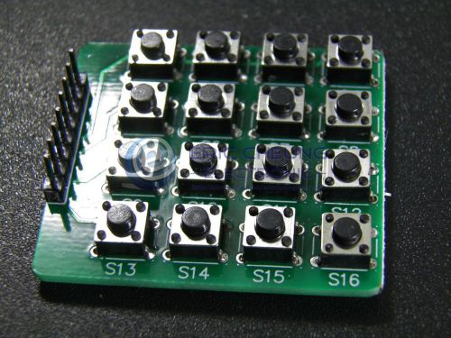 1pc Button 4X4 matrix keyboard 16 keys MCU external expansion keyboard Module 61