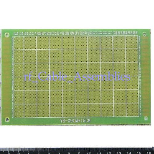 Universal one side fiberglass green cnc circuit pcb board 9x15cm 1.5mm 2.54mm for sale