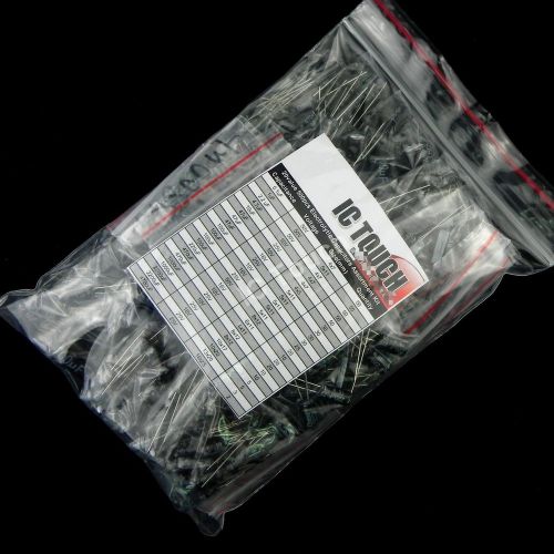 20value 500pcs Electrolytic Capacitor Assortment Kit (#041)