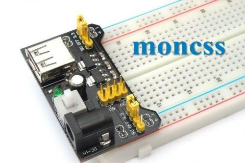 3.3v/5v mb102 power module +mb102 830 points solderless prototype breadboard kit for sale