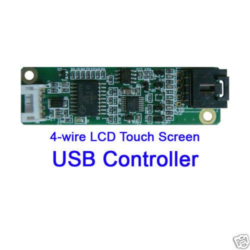 4-wire usb touch panel screen (lcd module / display) controller for windows for sale