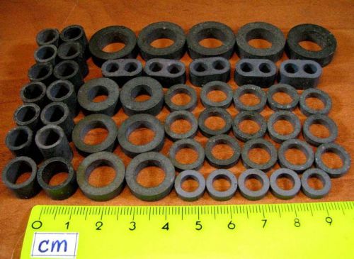 Assorted Toroid Ferrite Cores. Lot of 50