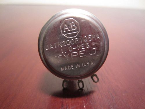Allen bradley ja1n200p105ma 1.0 meg type j potentiometer for sale