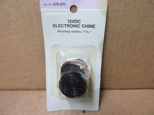ELECTRONIC CHIME 12V DC  ARCHER tandy RADIO SHACK # 273-071 MOC NOS