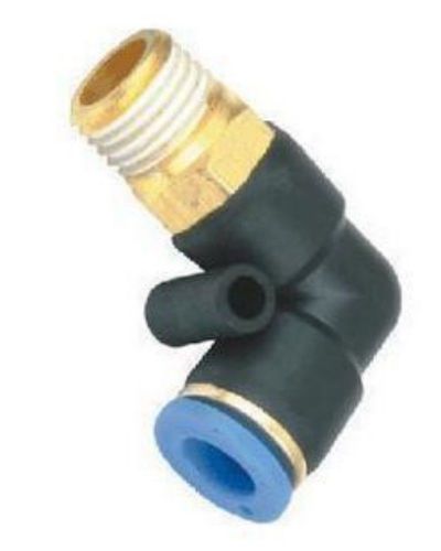 20pcs 4mm-m5 pneumatic connectors elbow fitting equal l bspt for sale