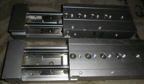 Lot of 2 SMC Slide Table Actuator MXS25-100F