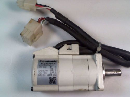 Panasonic AC Servo Motor MSMA5AZA1A USED.