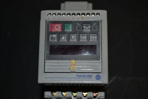 Allen bradley 160-ba03nsf1p1 ser. b frn. 5.01 ,  1 hp vfd + 160-mmb1 for sale