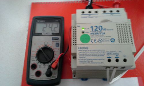IDEC IZUMI PS5R-F24 Power Supply 120W input 100-240 VAC/output 24VD/ 5A-Tested