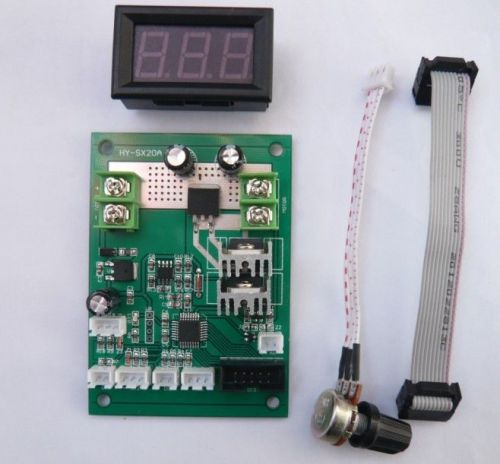 Hy-sx20a pwm motor speed controller with display governor 12-24v circuit protect for sale