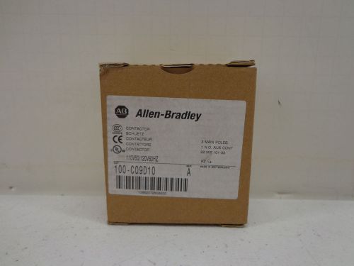 1 NEW Allen Bradley 100-C09D10 100-C09*10  3 pole 25 amp contactor  BUL 100