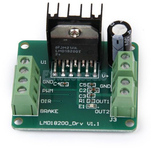 Lmd18200t dc motor driver module controller pwm adjustable speed for arduino for sale