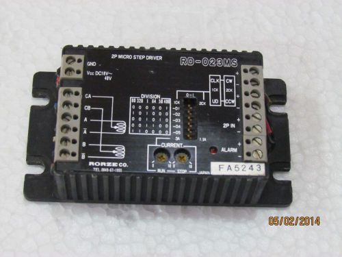 Rorze rd-023 ms 2p micro step drive for sale