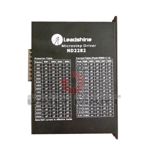 LEADSHINE ND2282 2/4 PHASE STEPPER MOTOR MICRO STEP DRIVER 220VAC 8.2A NEW