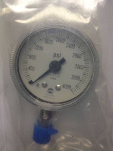 New ametek us gauge 2” pressure gauge 4000 psi 1/4&#034; vcr semiconductor 1535 for sale