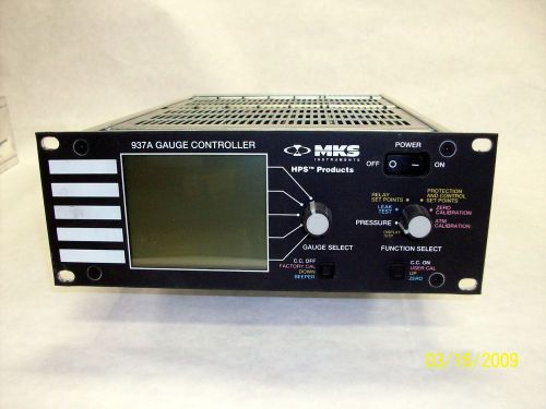 MKS 937A VACUUM GAUGE CONTROLLER, 937A-120V60TR-CCNATC-NA, USED