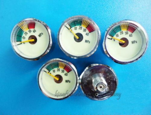 Luminous 25mm axial 40mpa m10 * 1 micro pressure gauge super good quality for sale