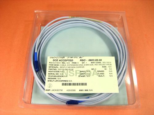 Bently nevada  -  330130-080-00-00  -  3300 xl 8mm cable   (new) for sale