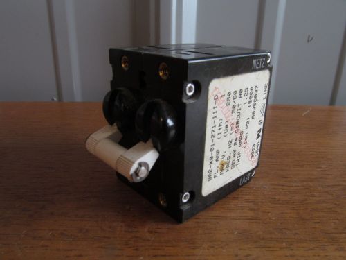 CARLING SWITCH 1 amp CIRCUIT BREAKER 250 VAC #BA2-X0-01-271-111-D (AM-7)