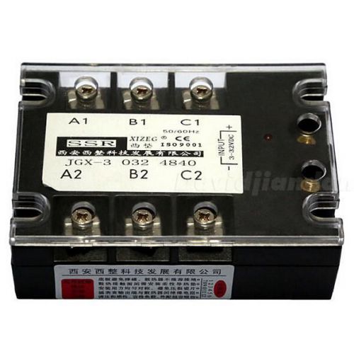 Electromatic three phase ac-solid state relay instant 480v/40a gjx-3 djns for sale