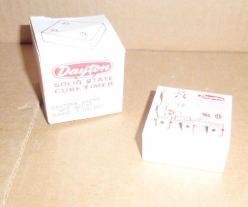 6A858 Dayton New In Box Solid State Cube Timer
