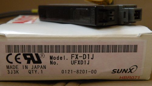Sunx digital setting fiber sensor amplifier fx-d1j for sale